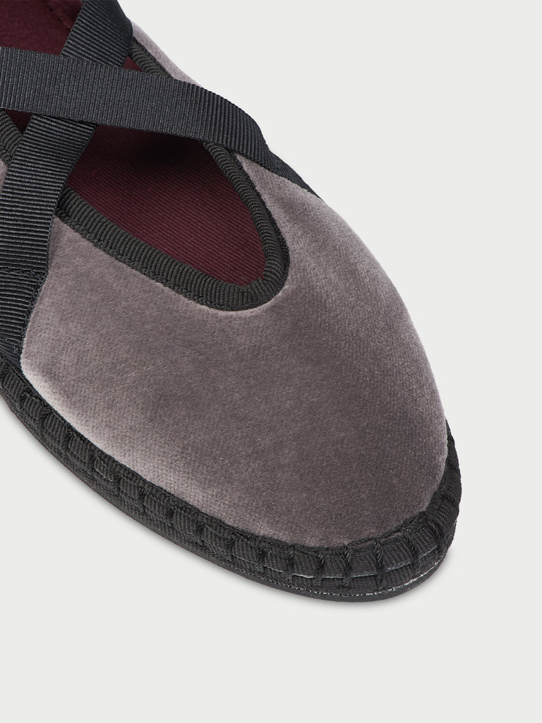 Ruban Velours Eichiro Gris