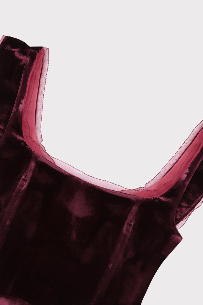 Enchant Bind Wine Corset