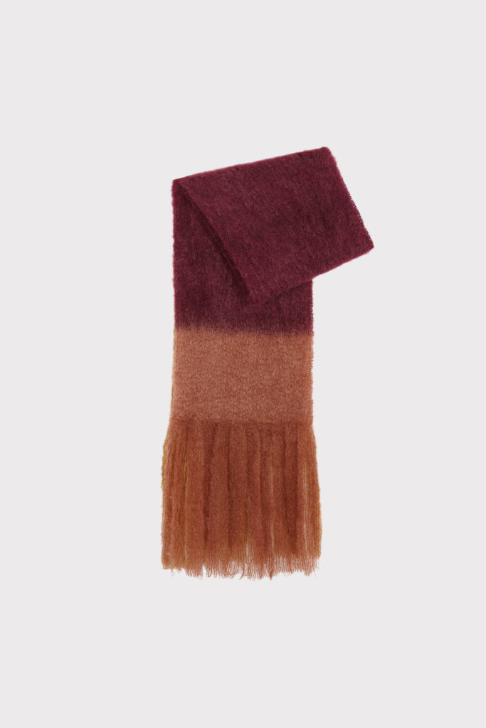 Tornado Twist Purple Scarf