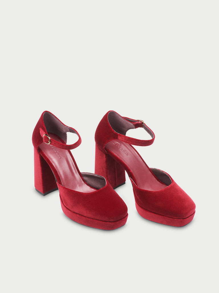 Flamenco Heels Red