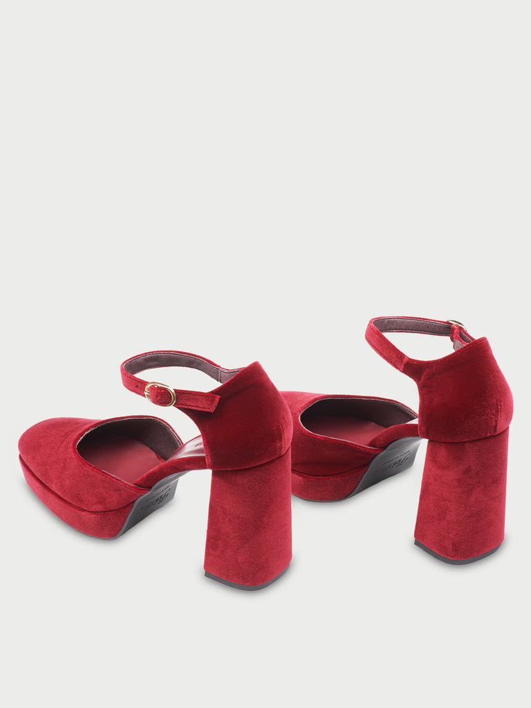 Flamenco Heels Red